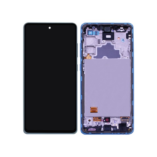 Touch+Display+Frame Samsung Galaxy A72 5G/4G 2021/A725/A726 Service Pack Azul